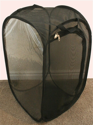 Mesh Popup Cage, Tall (13.5x13.5x24) White or Black