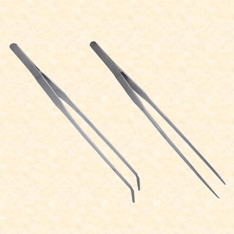 Extra Long Tweezers - Straight or Angled Tip